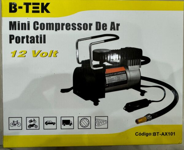 Mini Compressor de Ar Pequeno e Potente B-TEK