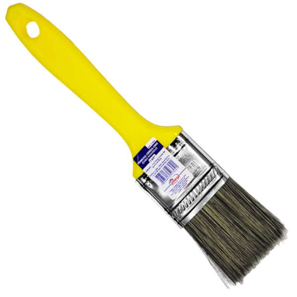 Trincha Compel Grande Cerdas Gris Cabo Amarelo TRINCHEL