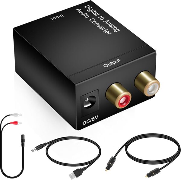 Digital Optical Coax to Analog Stéreo Áudio