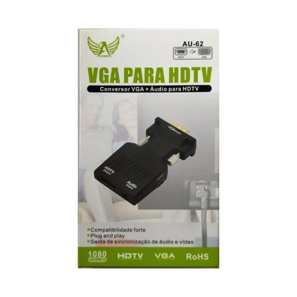 Conversor VGA+Áudio para HDMI