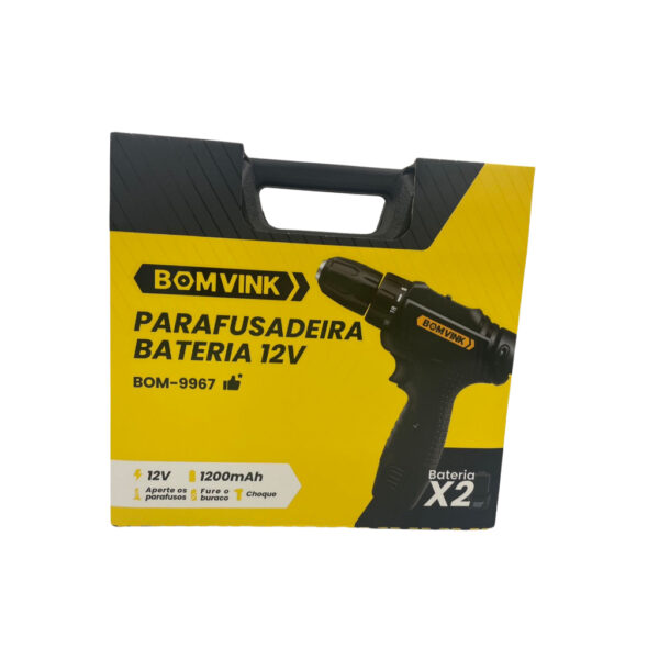 Parafusadeira Bateria 12V BOMVINK