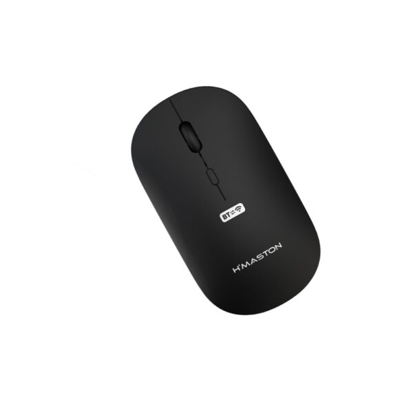Mouse MS04 Sem Fio Bluetooth e 2,4 Ghz Recarregável 1600dpi