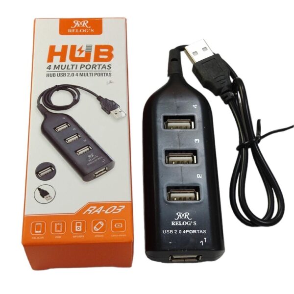 Hub Usb 2.0 4 Multi Portas HMASTON