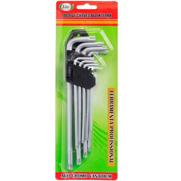 Jogo de Chave Torx 9 peças IDEA