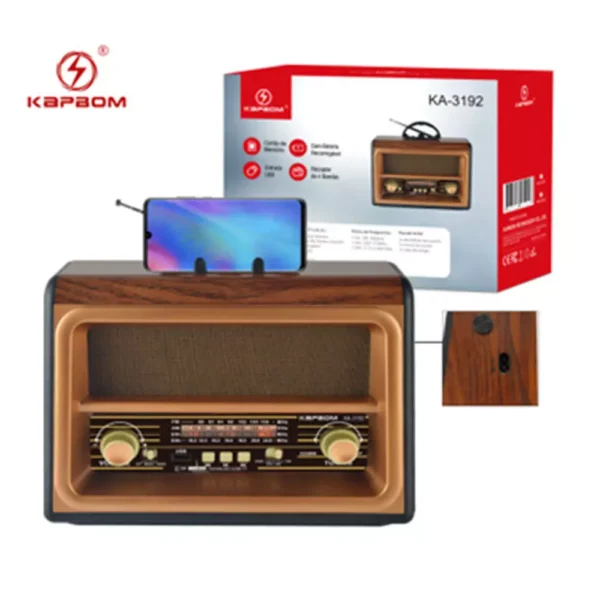 Rádio AM/FM com Bluetooth KAPBOM
