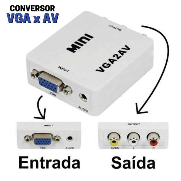 Conversor VGA x AV KNUP