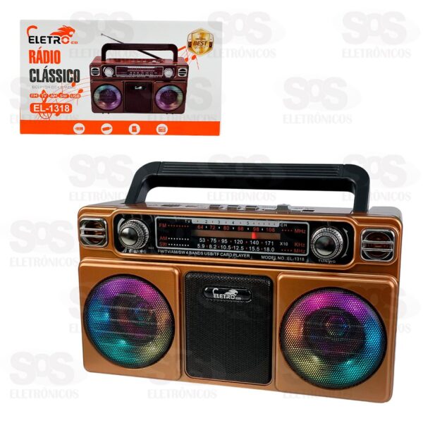 Rádio Retrô Bluetooth Usb ELETROMEX
