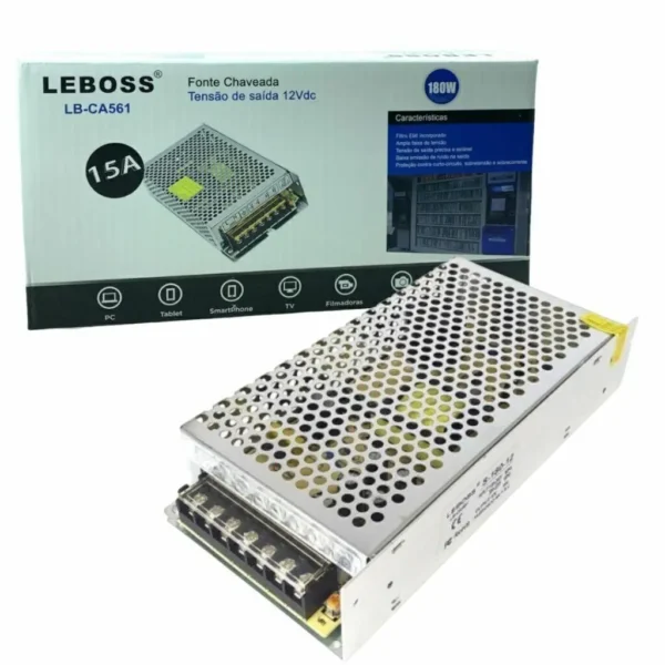 Fonte Chaveada 12V 20A LEBOSS