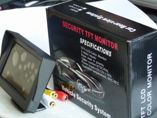 Segurança TFT Monitor Specifications Segurança no Vehiculo