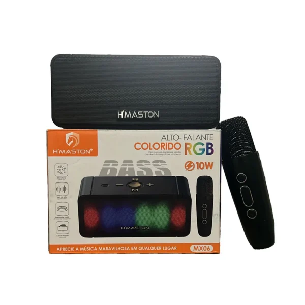 Caixa de Som Bluetooth MX06 com Microfone HMASTON