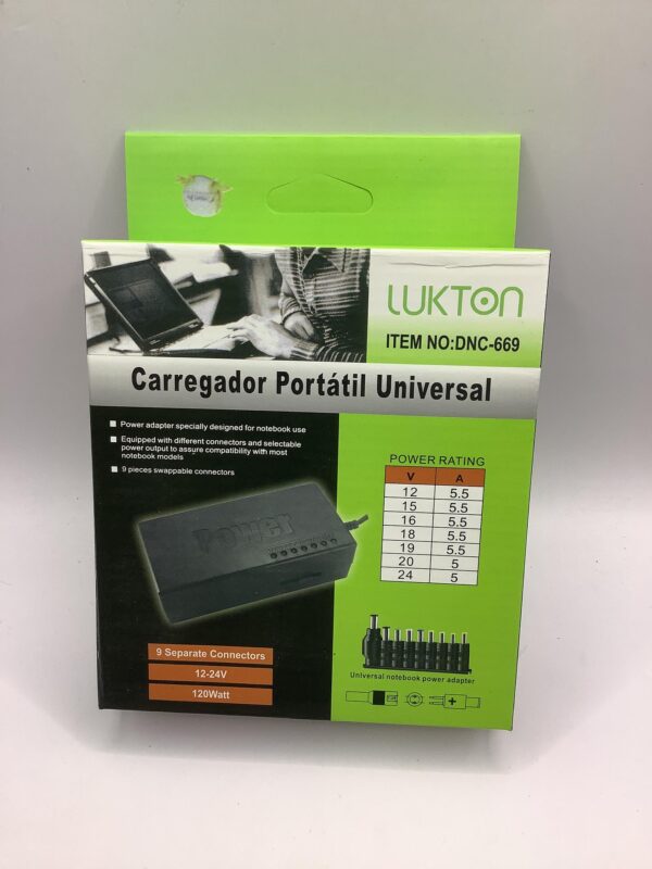 Fonte Universal de Notebook 120W 12-24V LUKTON