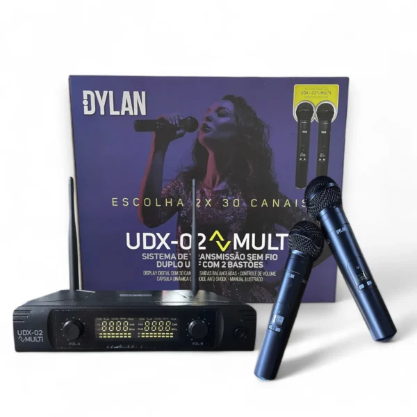 Microfone sem Fio Dylan UDX-02
